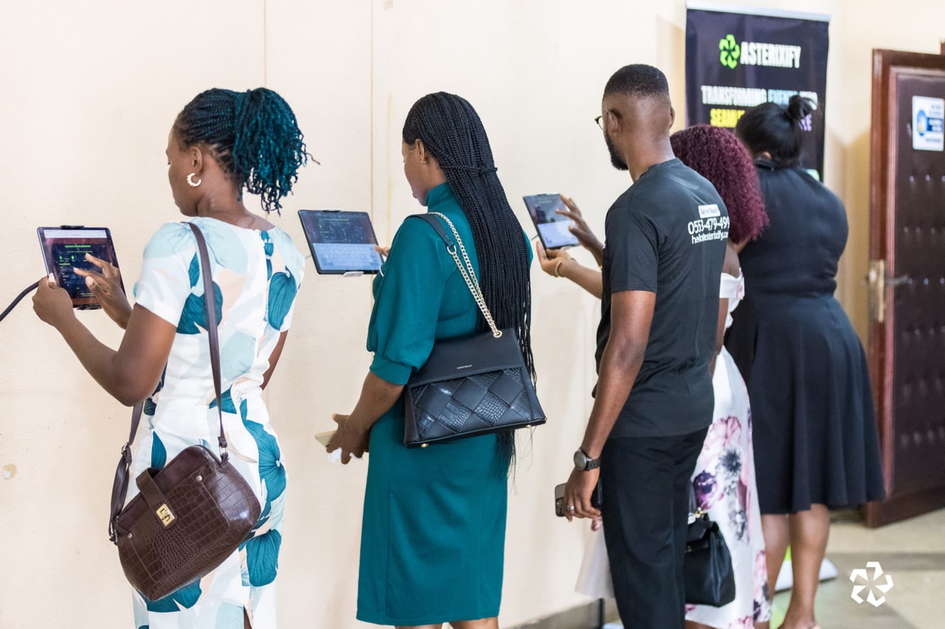 Guests arriving at an Asterixify-supported event in Accra, Ghana